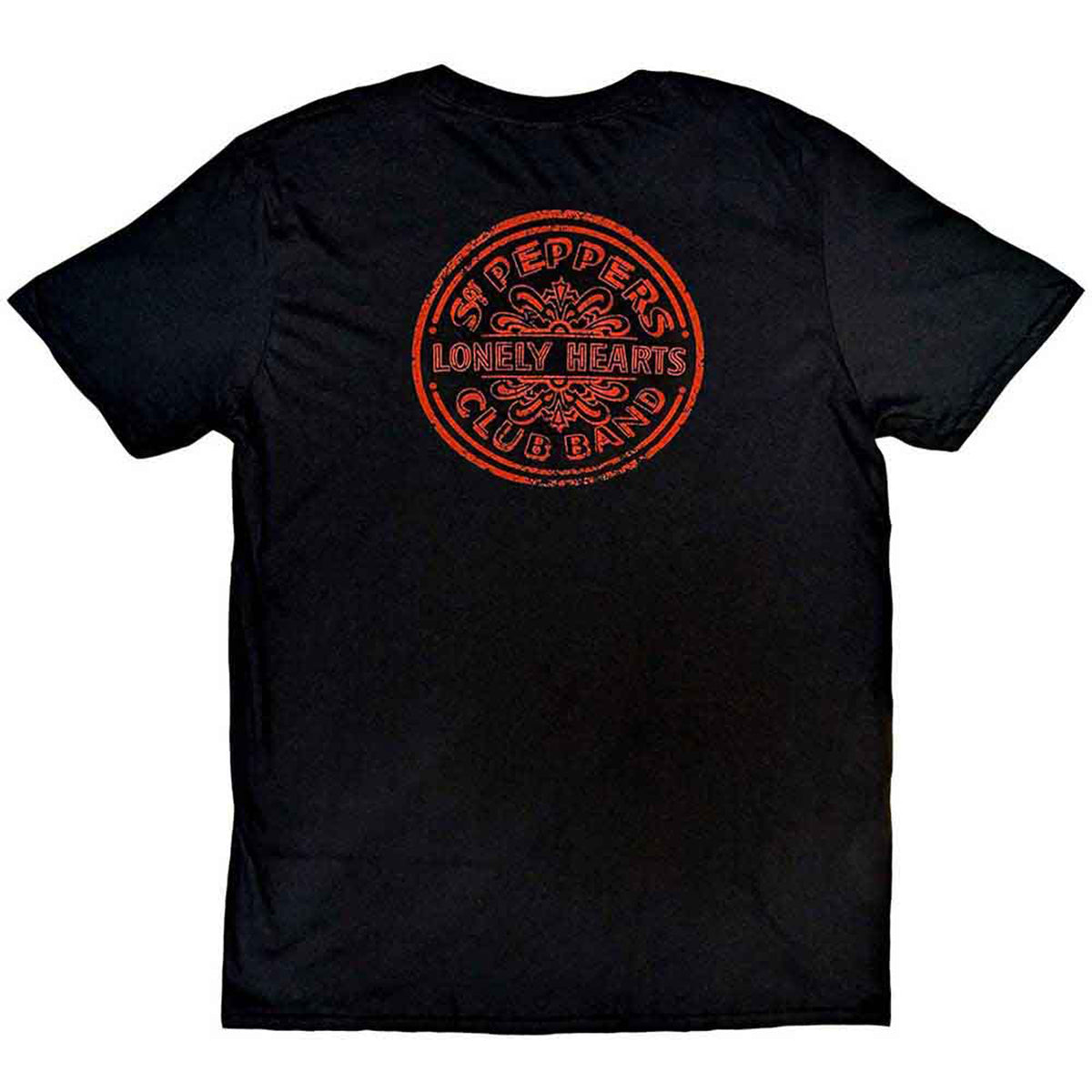 BEATLES, THE - VINTAGE SGT PEPPER - Camiseta Negro (Impresión posterior)