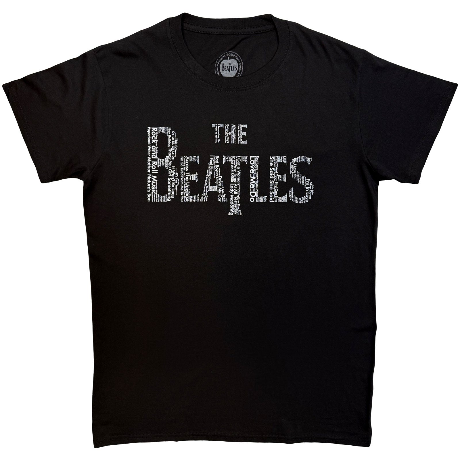 THE BEATLES - DROP T SONGS - T-Shirt Black