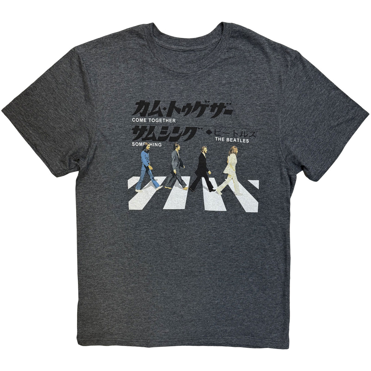BEATLES, THE - ABBEY ROAD JAPANESE - T-Shirt Grey