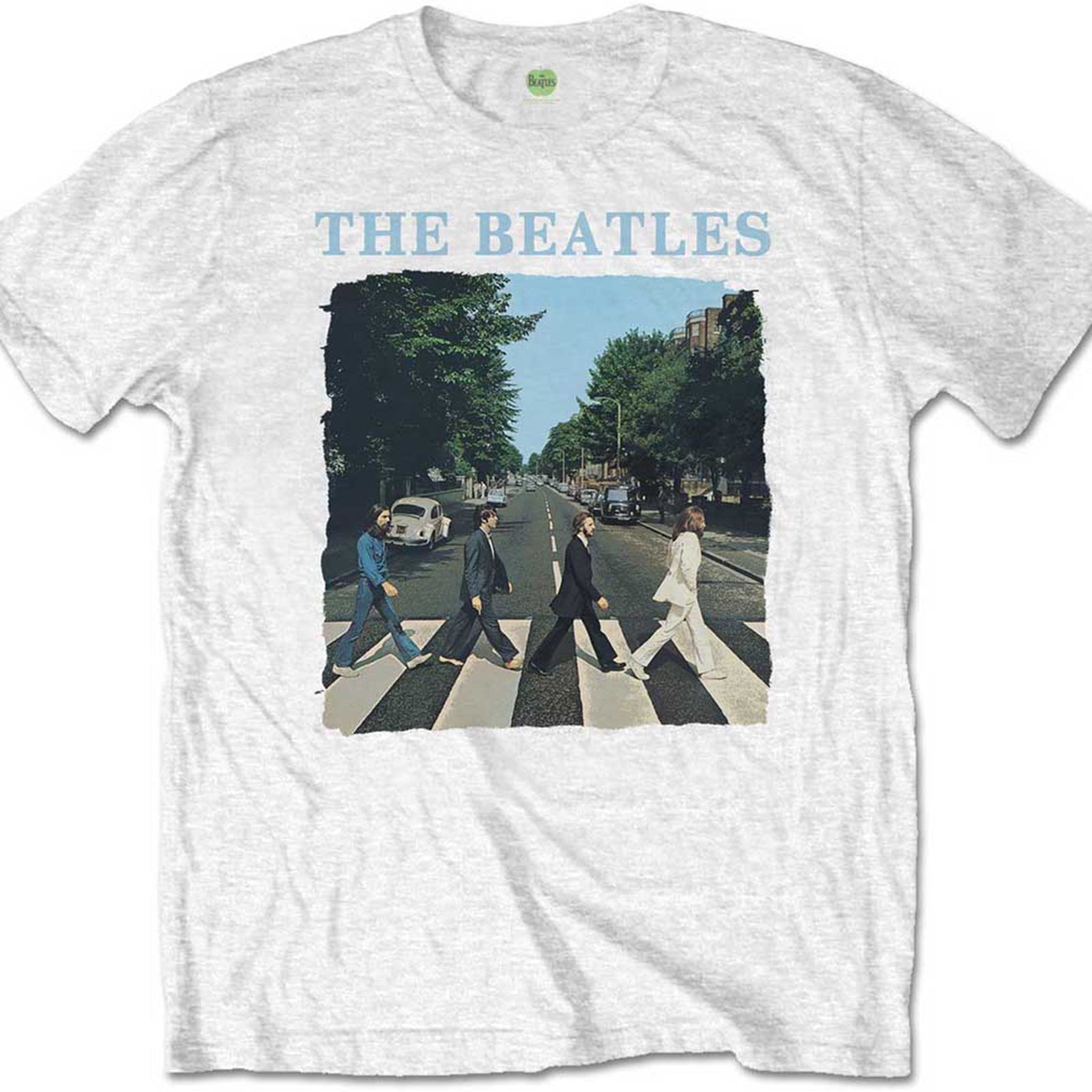 BEATLES, THE - ABBEY ROAD & LOGO - T-Shirt White