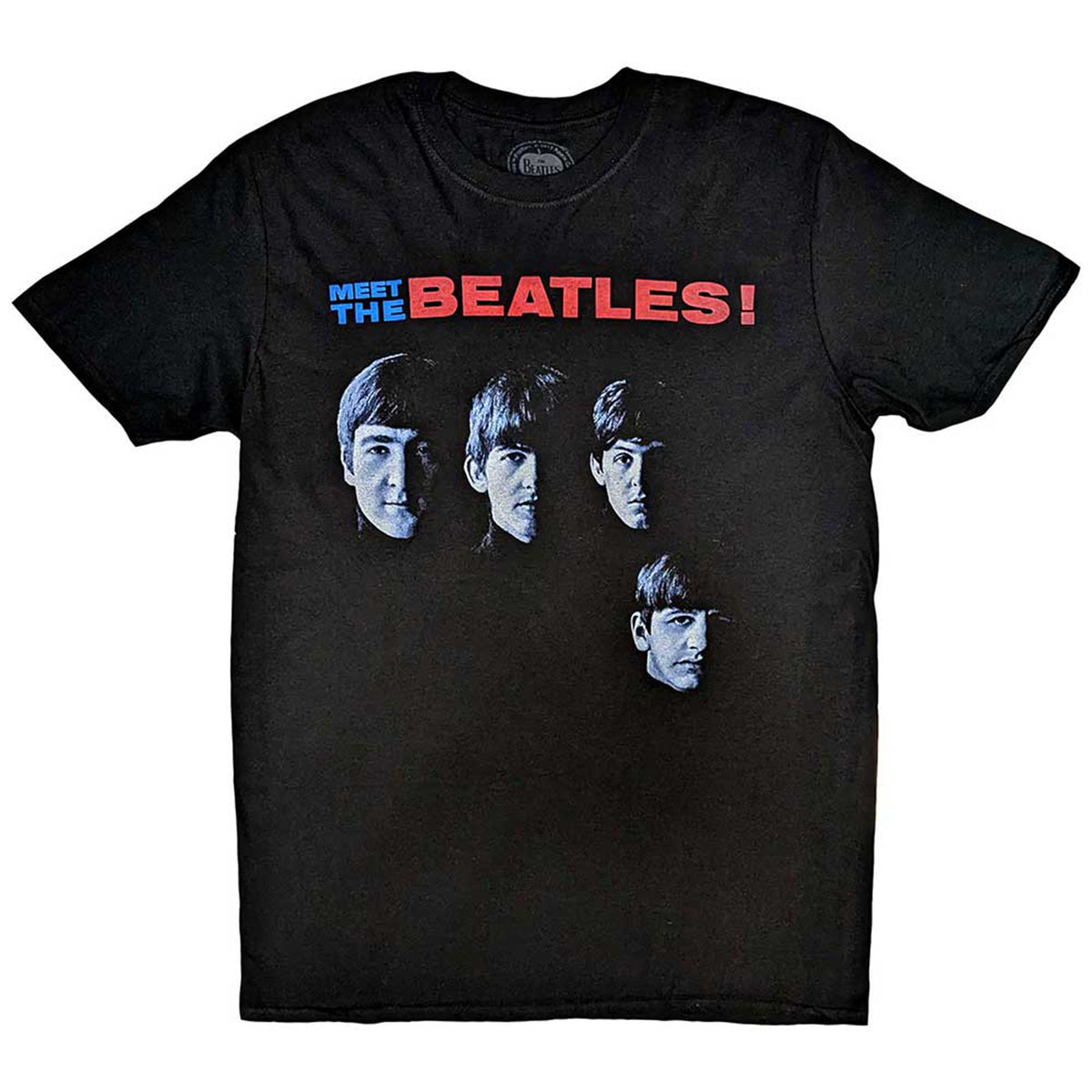 BEATLES, THE - MEET THE BEATLES - Camiseta Negro
