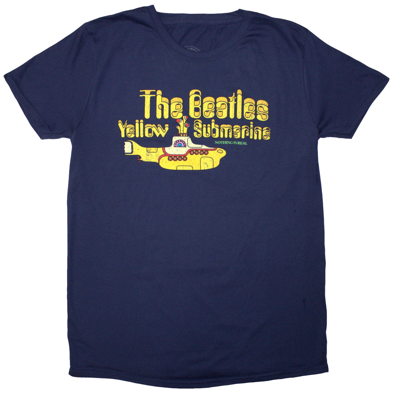 BEATLES, THE - NOTHING IS REAL - T-Shirt Blue