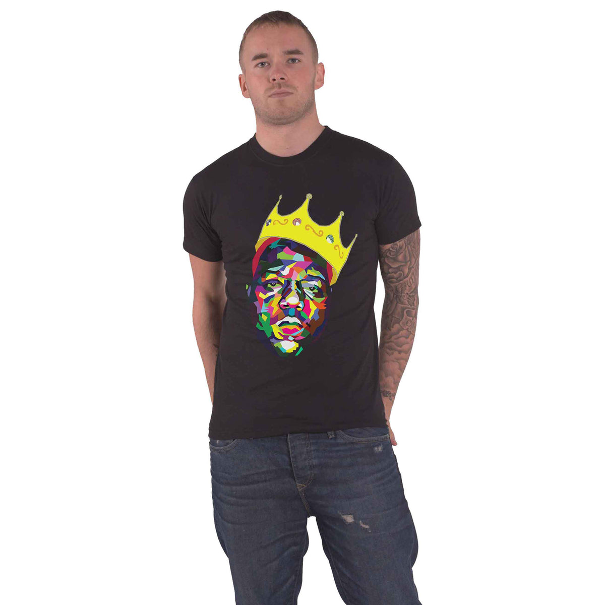 BIGGIE SMALLS - CROWN - T-Shirt Black