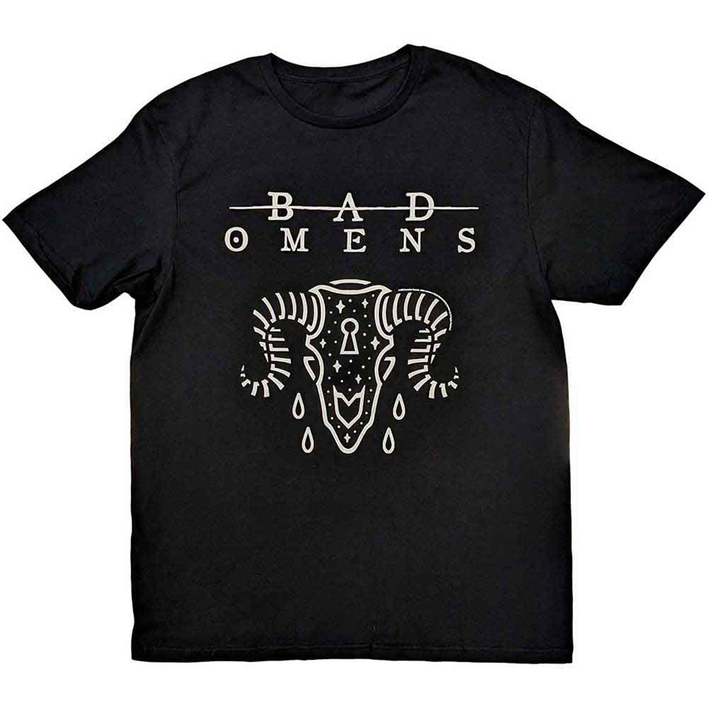 BAD OMENS - RAM SKULL - T-Shirt Black