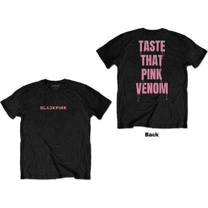 BLACKPINK - TASTE THAT - T-Shirt Black (Back Print)