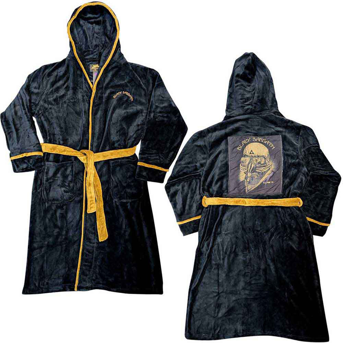 BLACK SABBATH - US TOUR 78 AVENGERS - Bathrobe Black (Back Print)