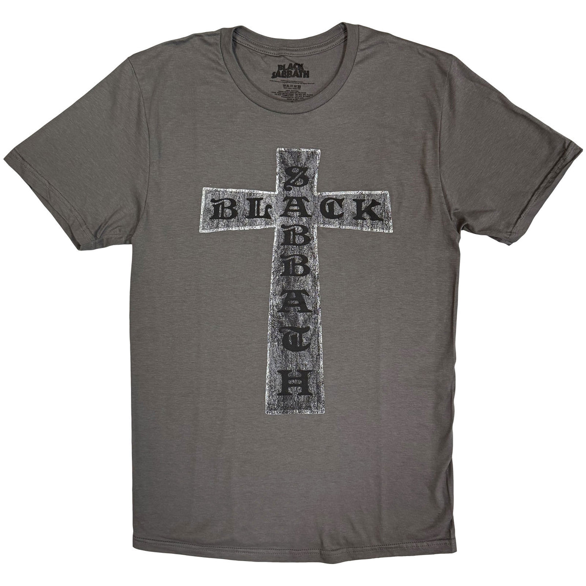 BLACK SABBATH - CROSS - T-Shirt Grey