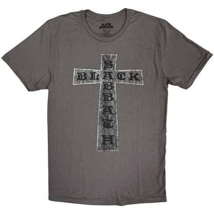 BLACK SABBATH - CROSS - T-Shirt Grey