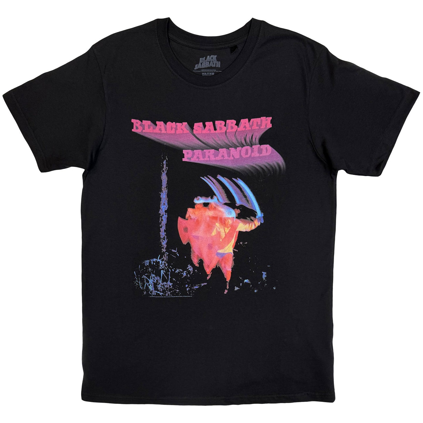 BLACK SABBATH - PARANOID MOTION TRAILS - T-Shirt Black