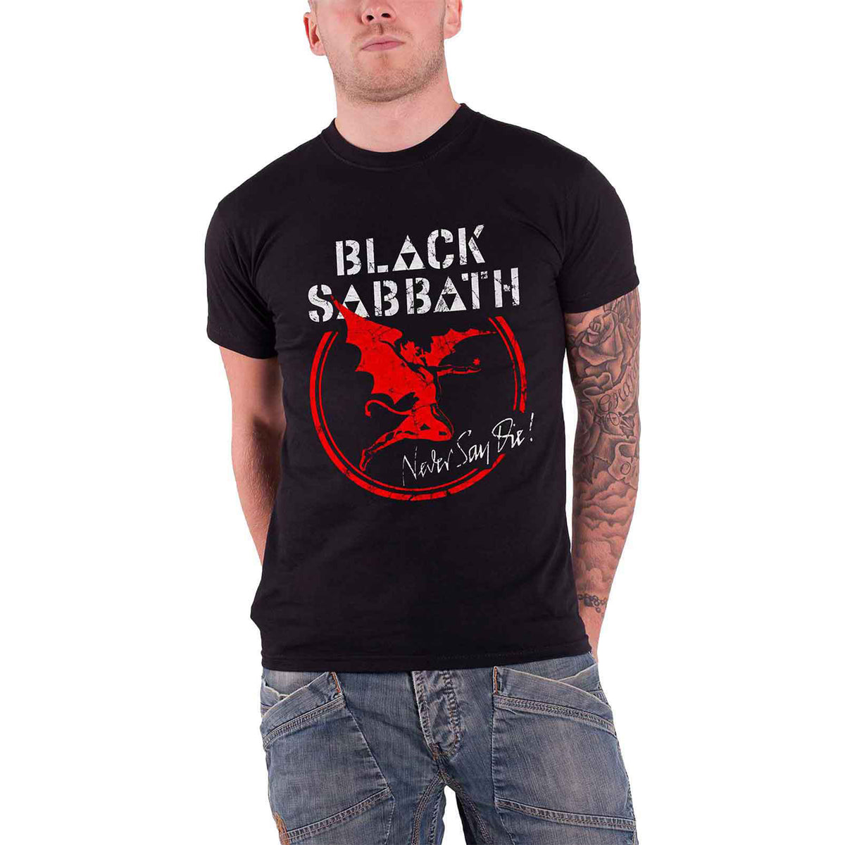 BLACK SABBATH - ARCHANGEL NEVER SAY DIE - T-Shirt Black