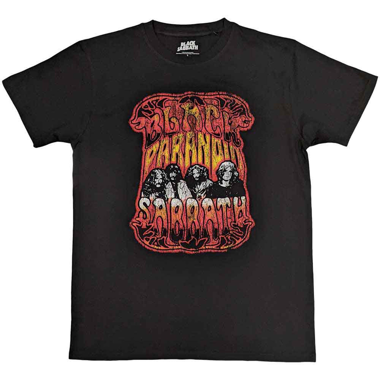 BLACK SABBATH - PARANOID PSYCH - T-Shirt Black