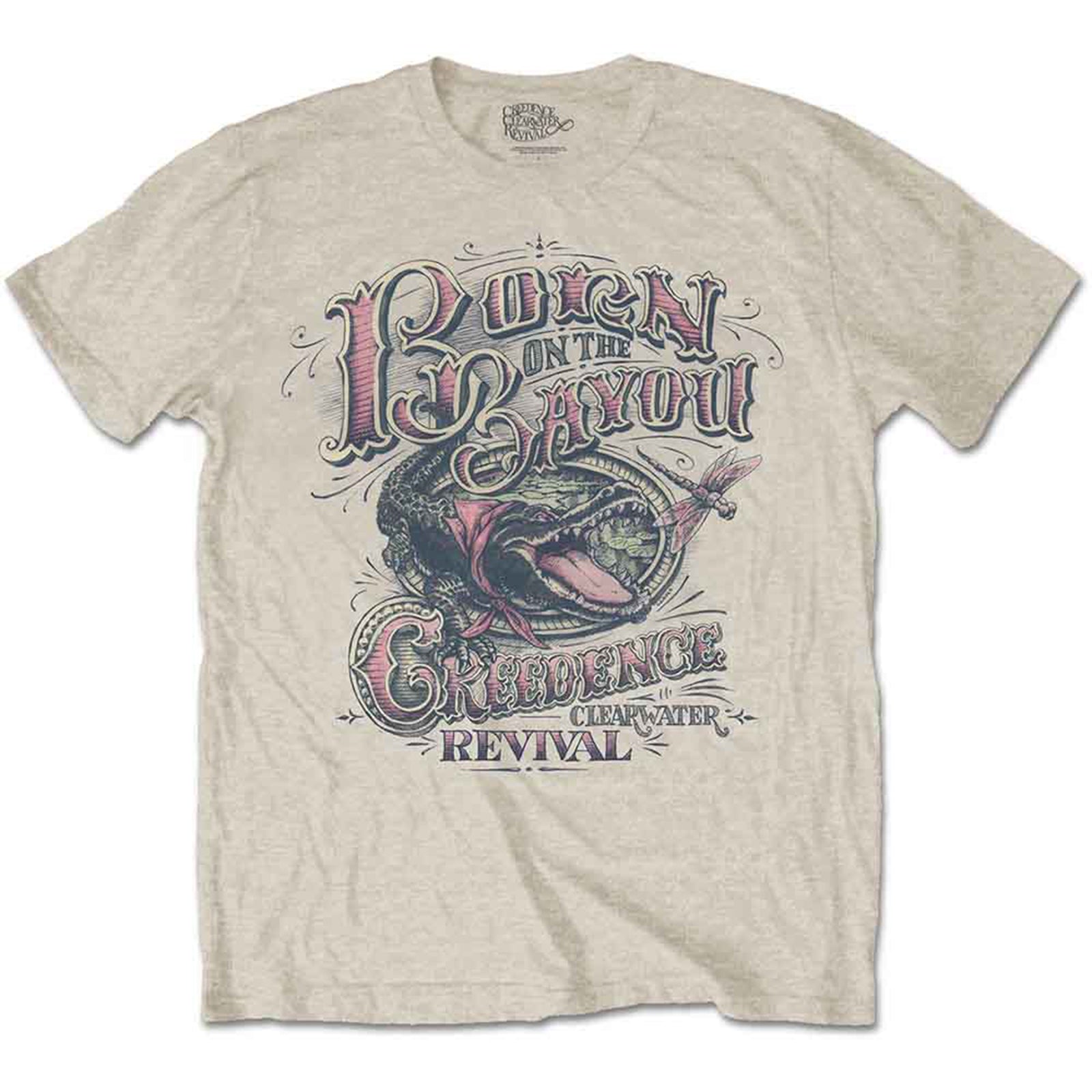 CREEDENCE CLEARWATER REVIVAL - BORN ON THE BAYOU - T-Shirt Neutral