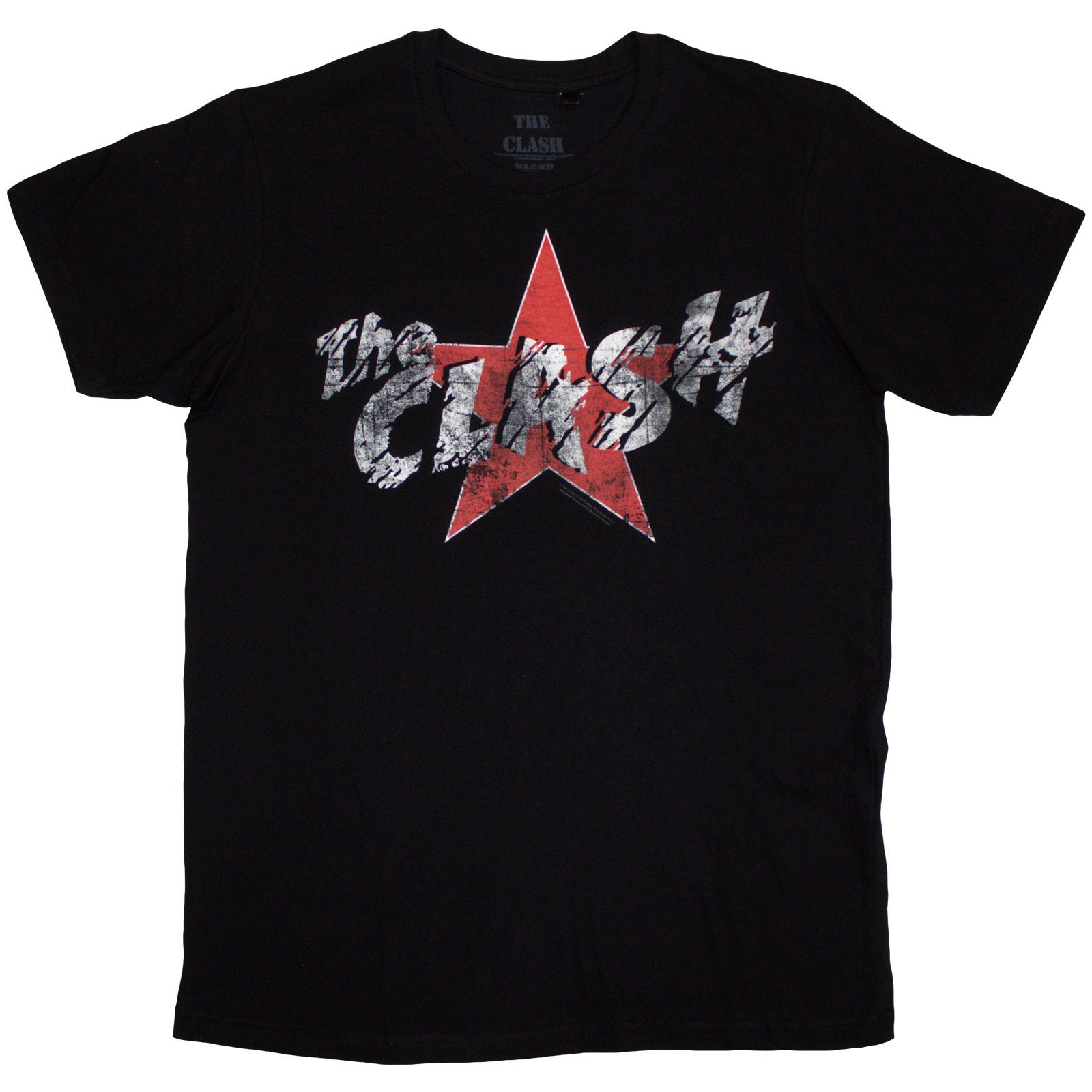 CLASH, THE - STAR LOGO - T-Shirt Black