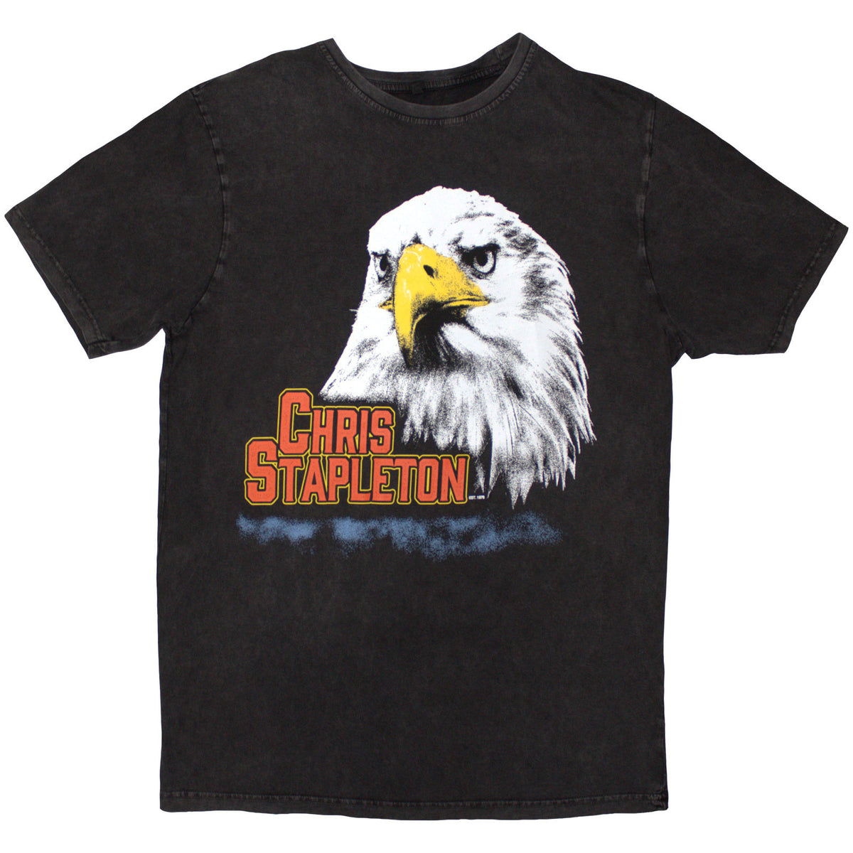 CHRIS STAPLETON - EAGLE - Stone Wash T-Shirt Grey