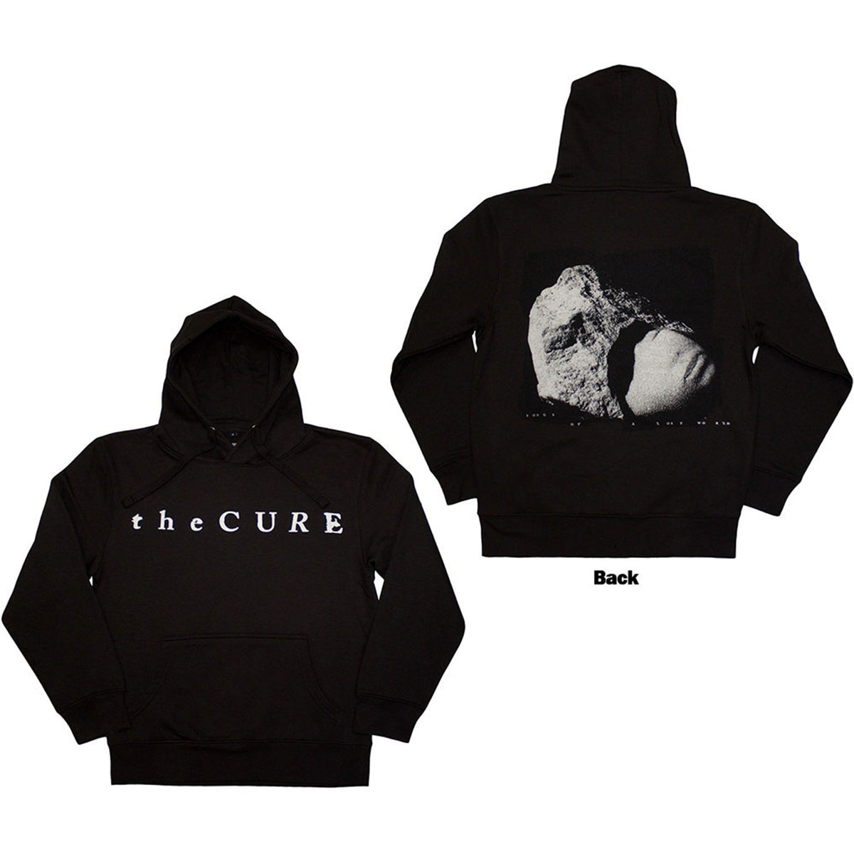 CURE, THE - SONGS OF A LOST WORLD LOGO - Pullover Hoodie Black (Back Print)