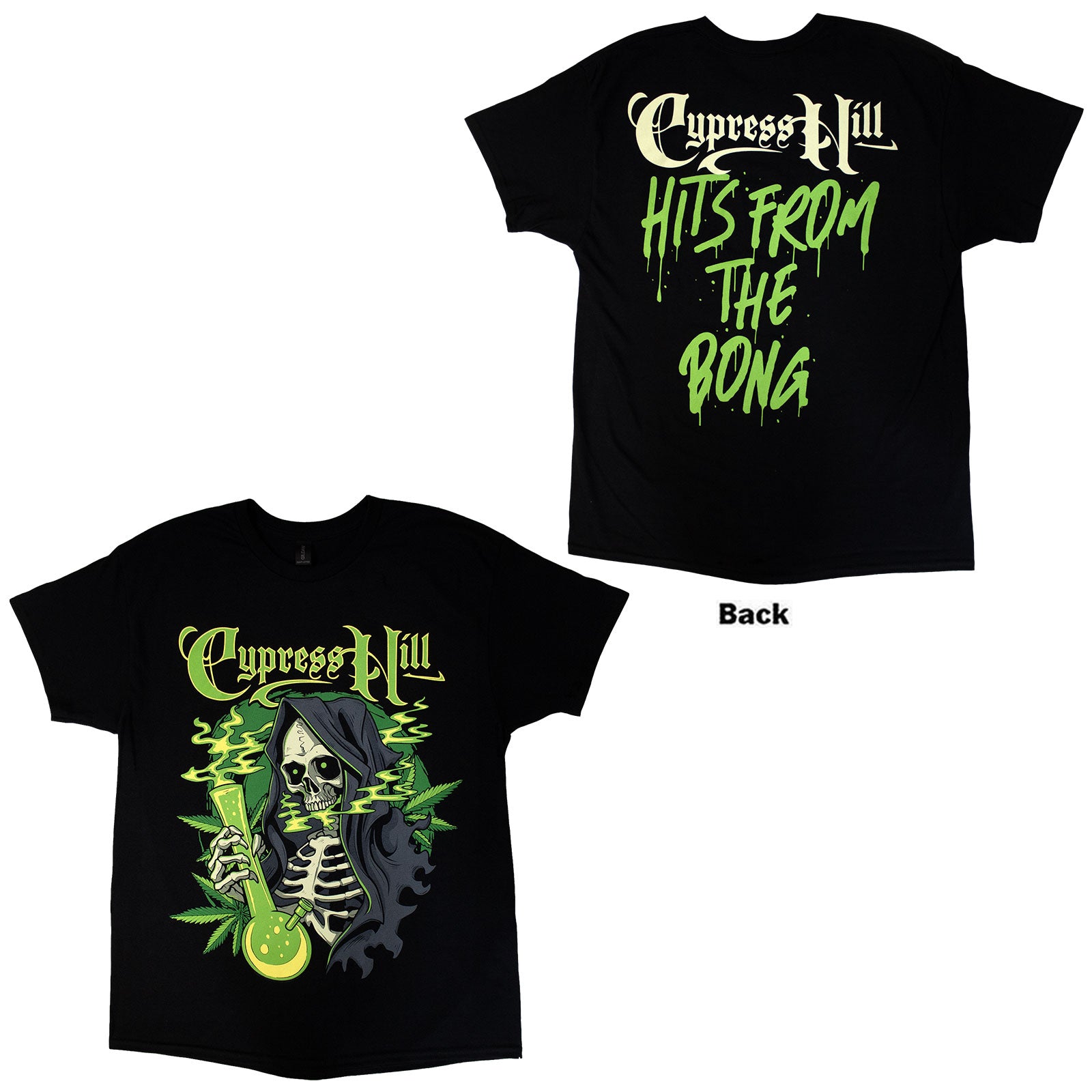 CYPRESS HILL - SKULL BONG - T-Shirt Black