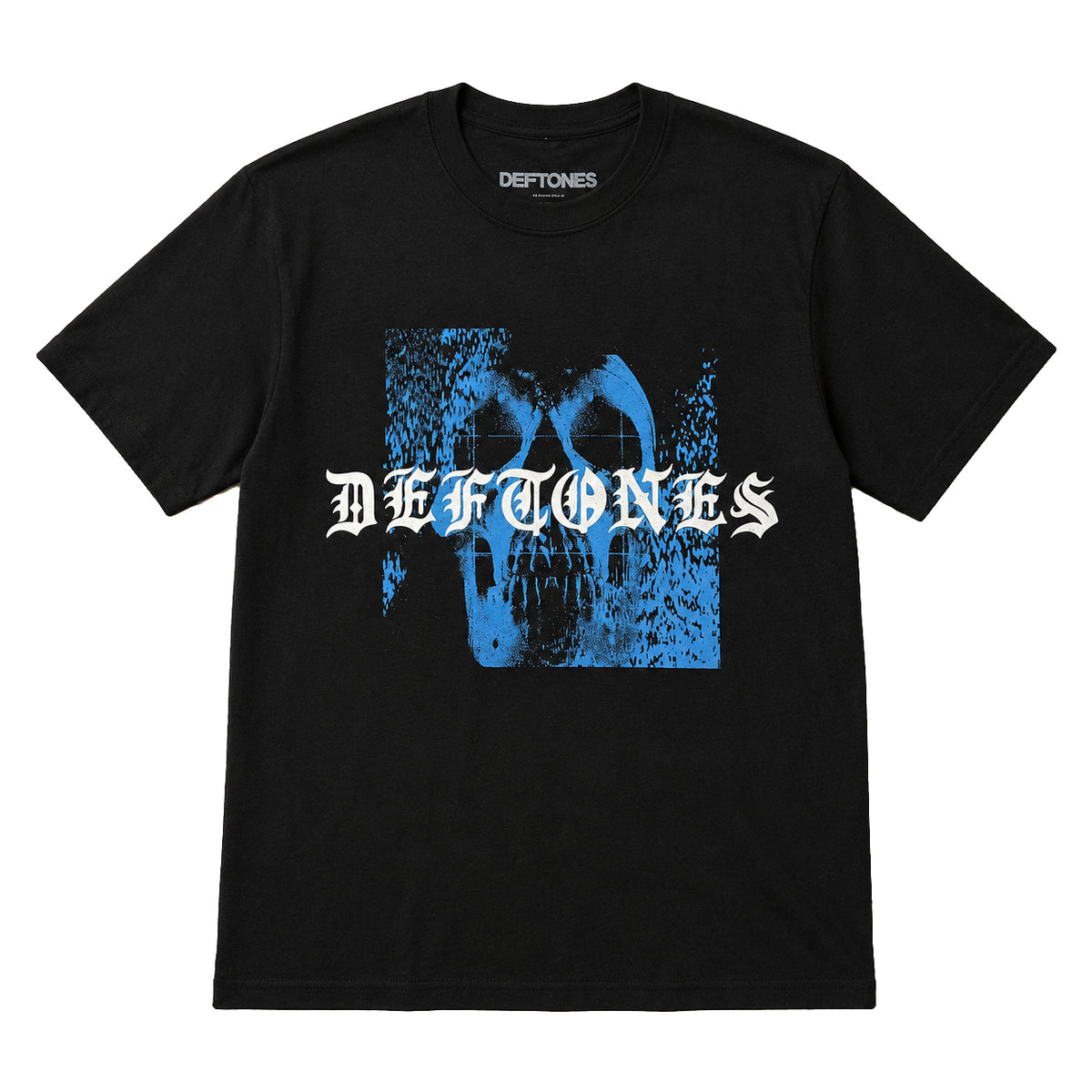 DEFTONES - STATIC SKULL - T-Shirt Black (Back Print)