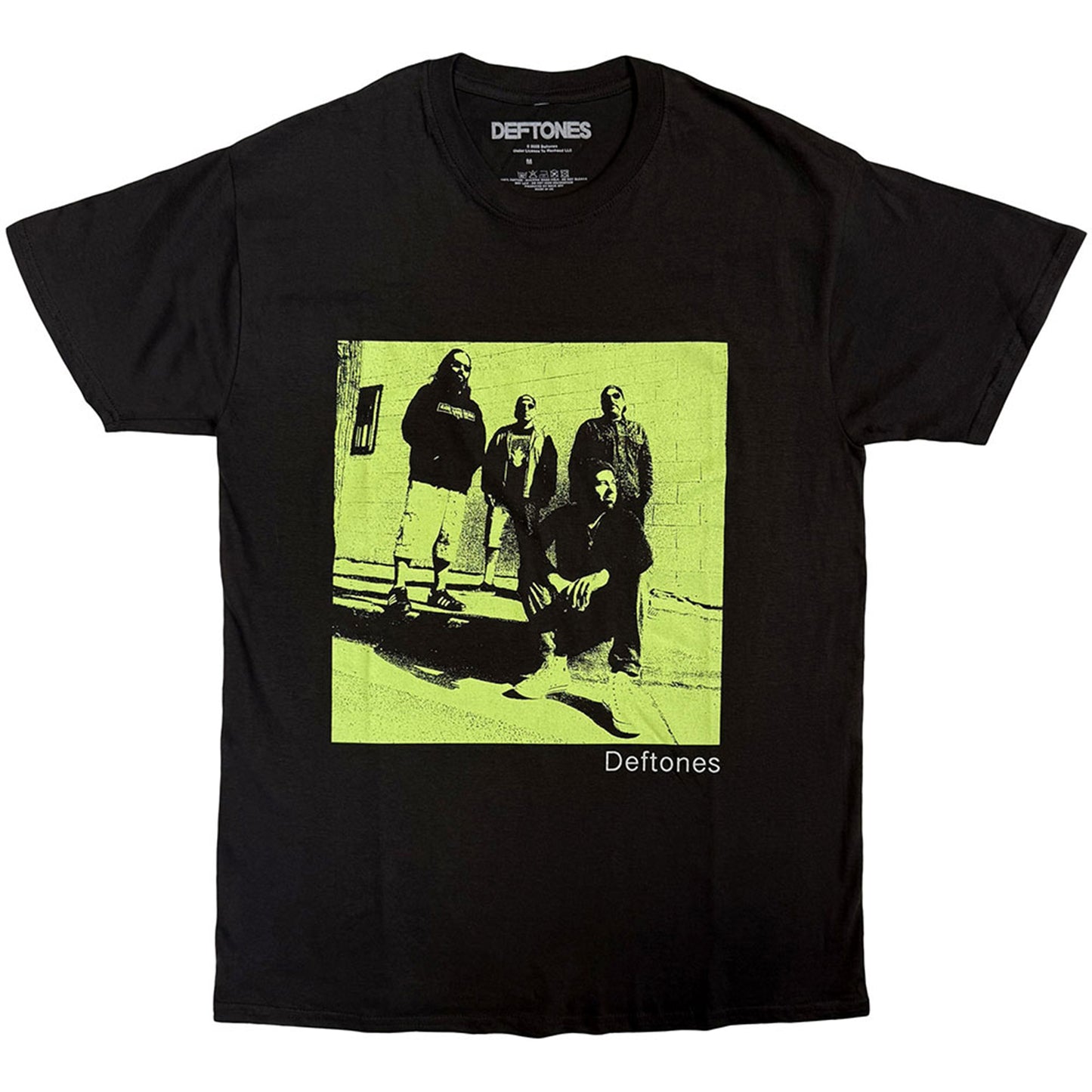 DEFTONES - GREEN PHOTO - T-Shirt Black