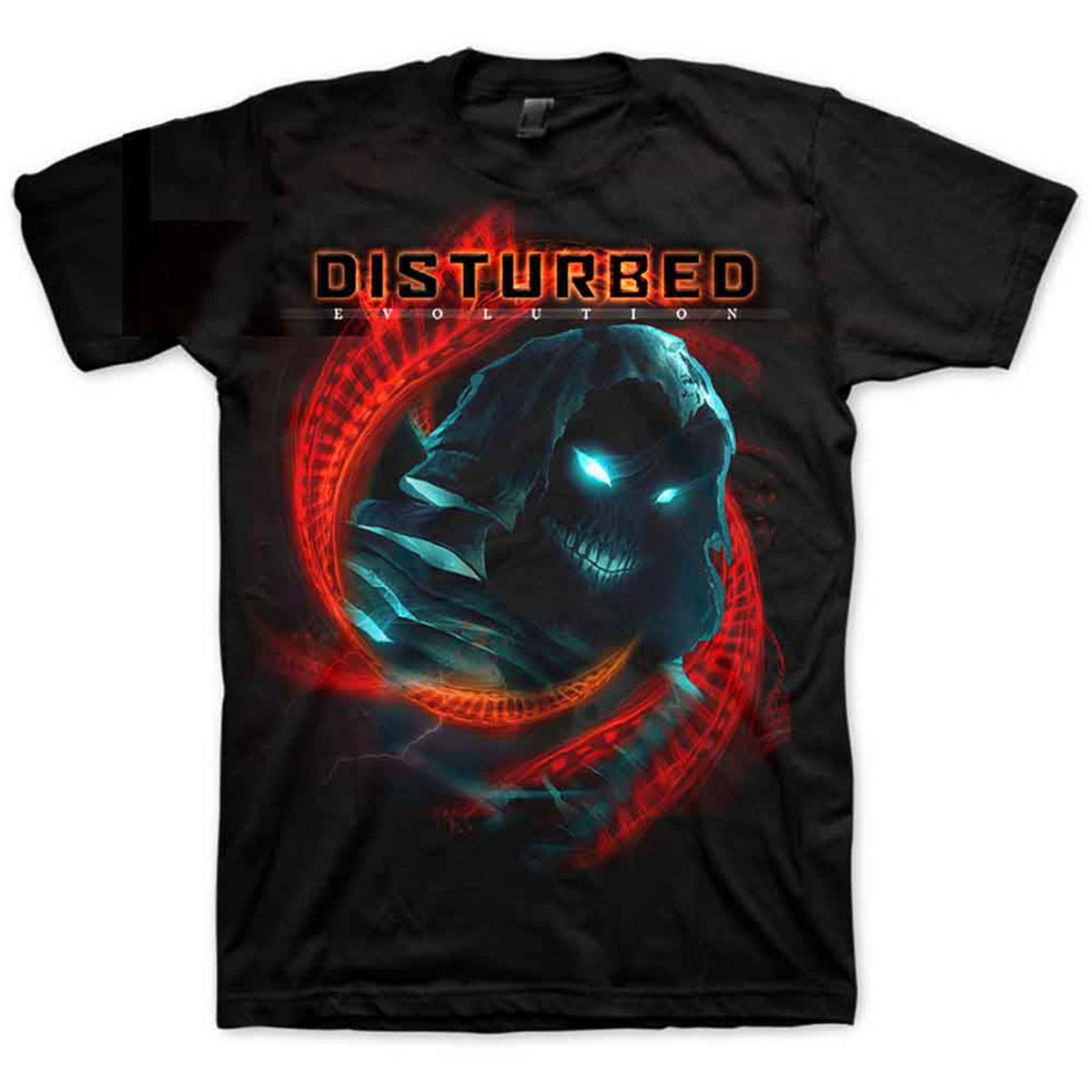 DISTURBED - DNA SWIRL - T-Shirt Black