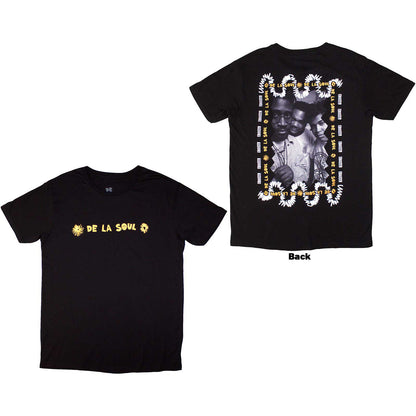 DE LA SOUL - MONO GROUP - T-Shirt Black (Back Print)