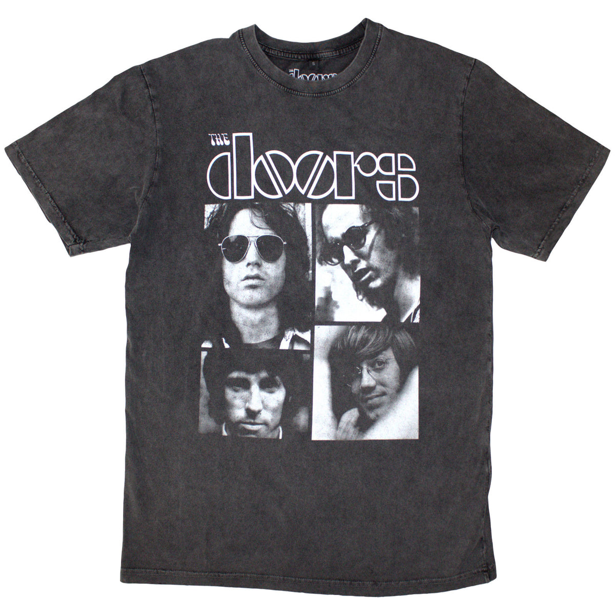 DOORS, THE - SQUARES - Stone Wash T-Shirt Grey