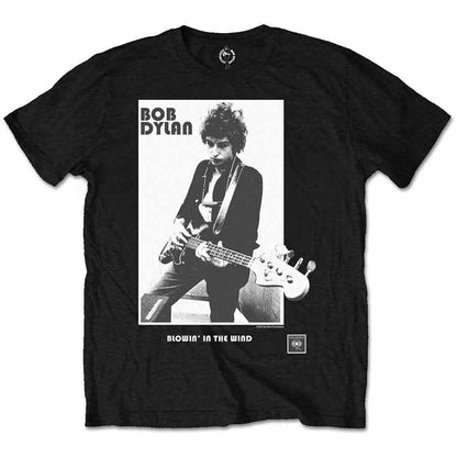 BOB DYLAN - BLOWING IN THE WIND - T-Shirt Black