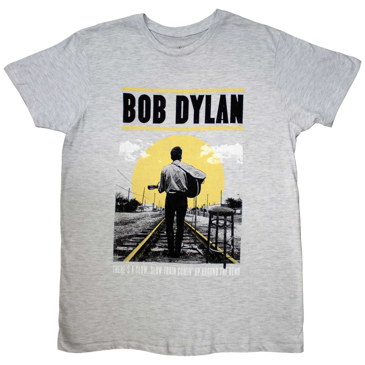 BOB DYLAN - SLOW TRAIN - T-Shirt Grey