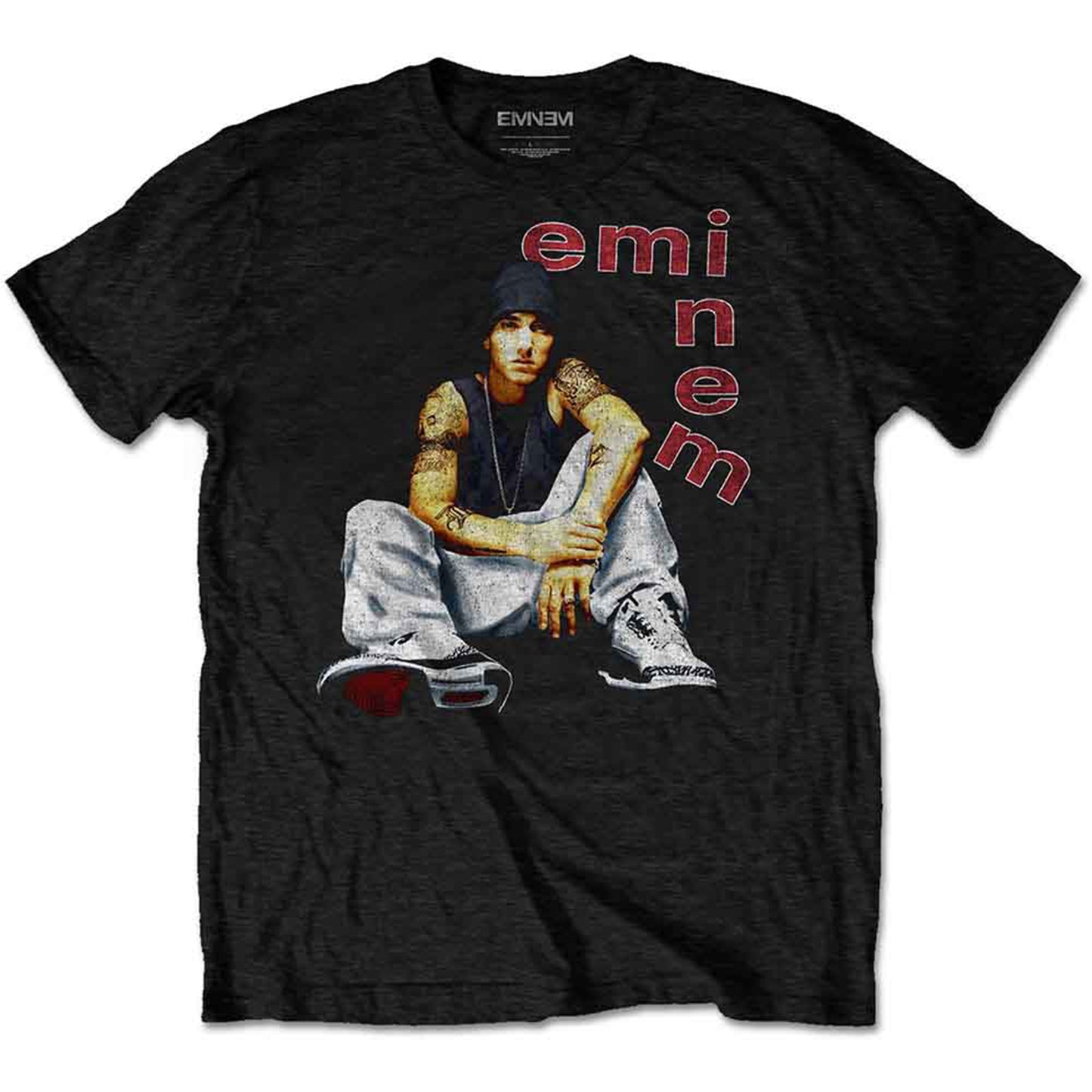 EMINEM - LETTERS - T-Shirt Black