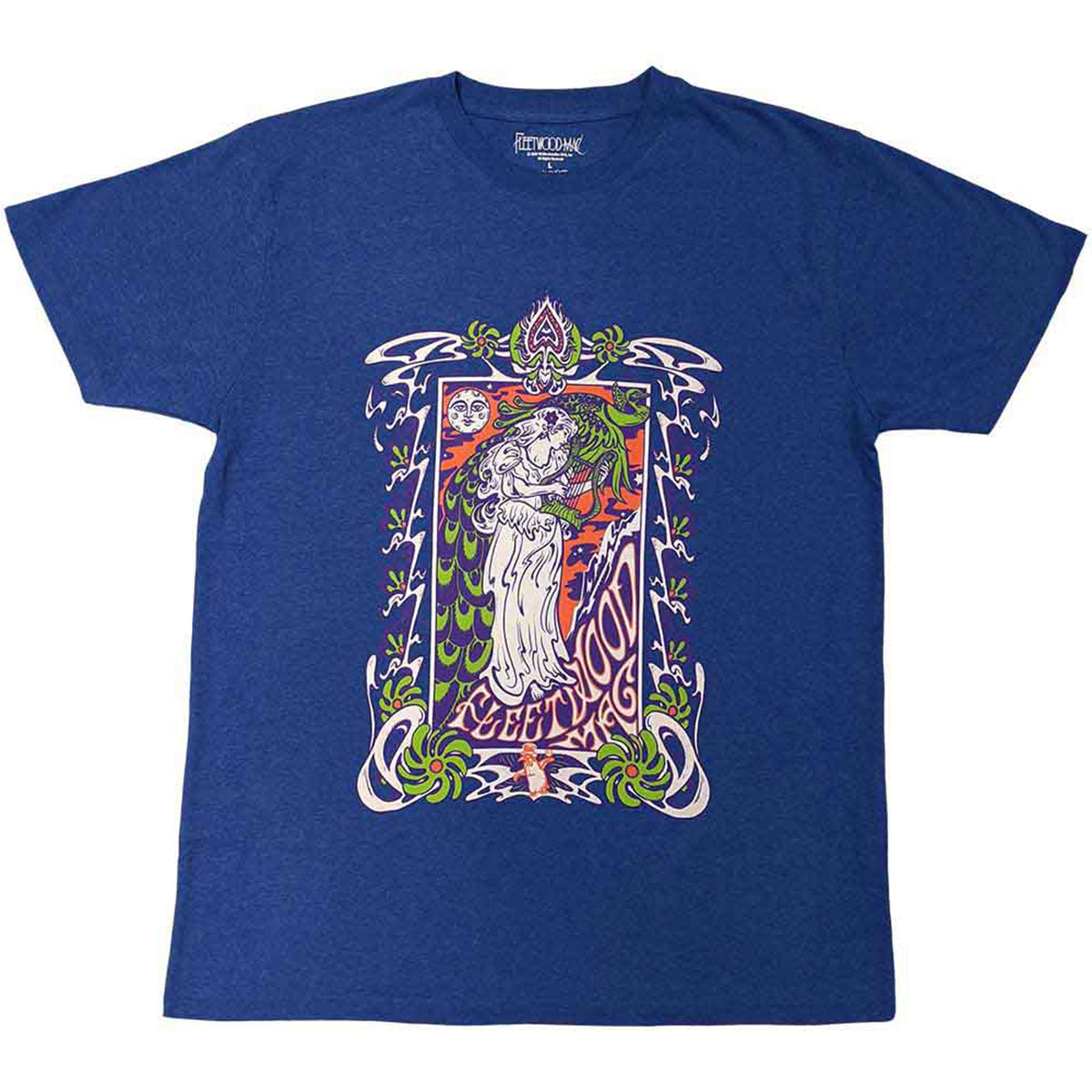 FLEETWOOD MAC - LADY LYRE - T-Shirt Blue