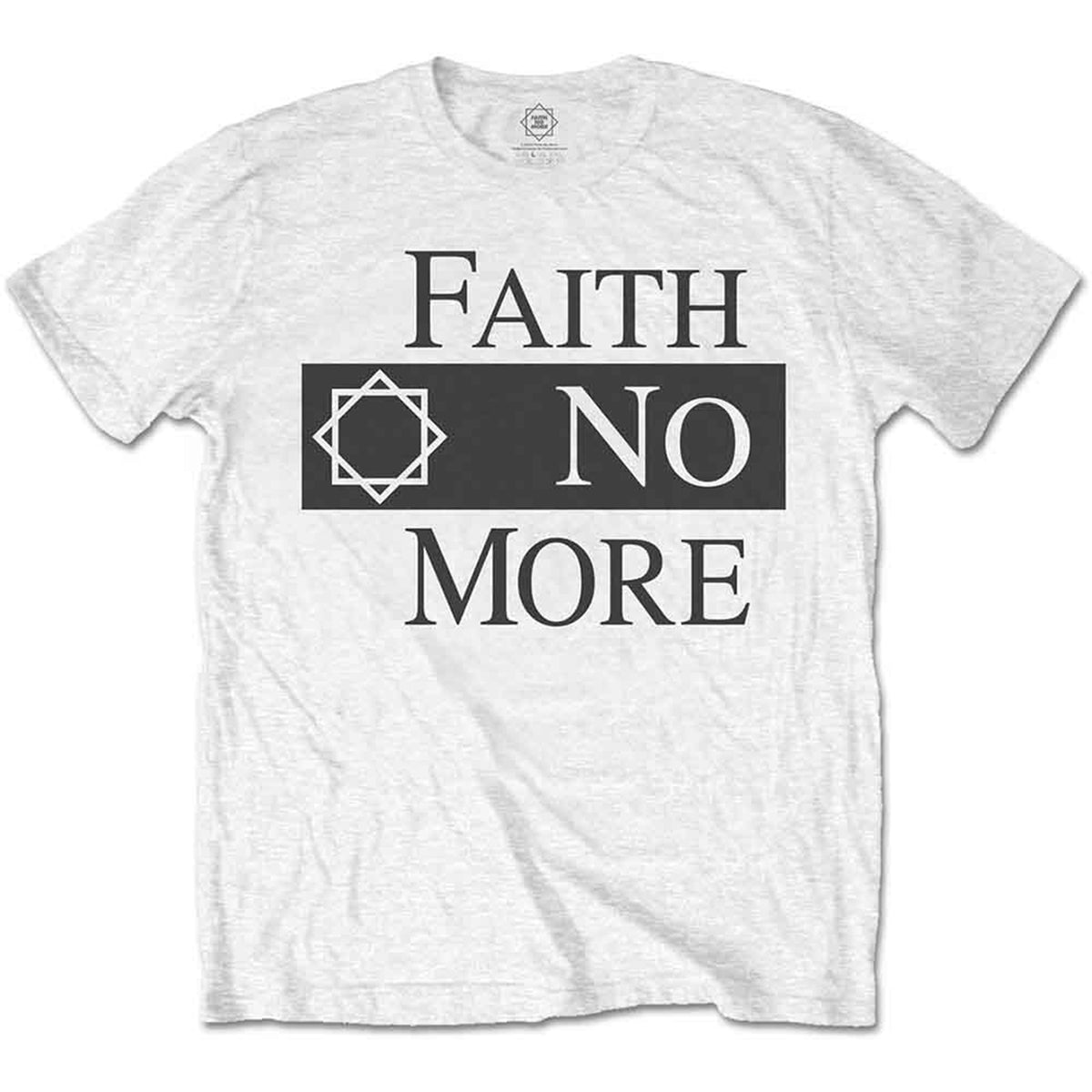 FAITH NO MORE - CLASSIC LOGO V.2. - T-Shirt White