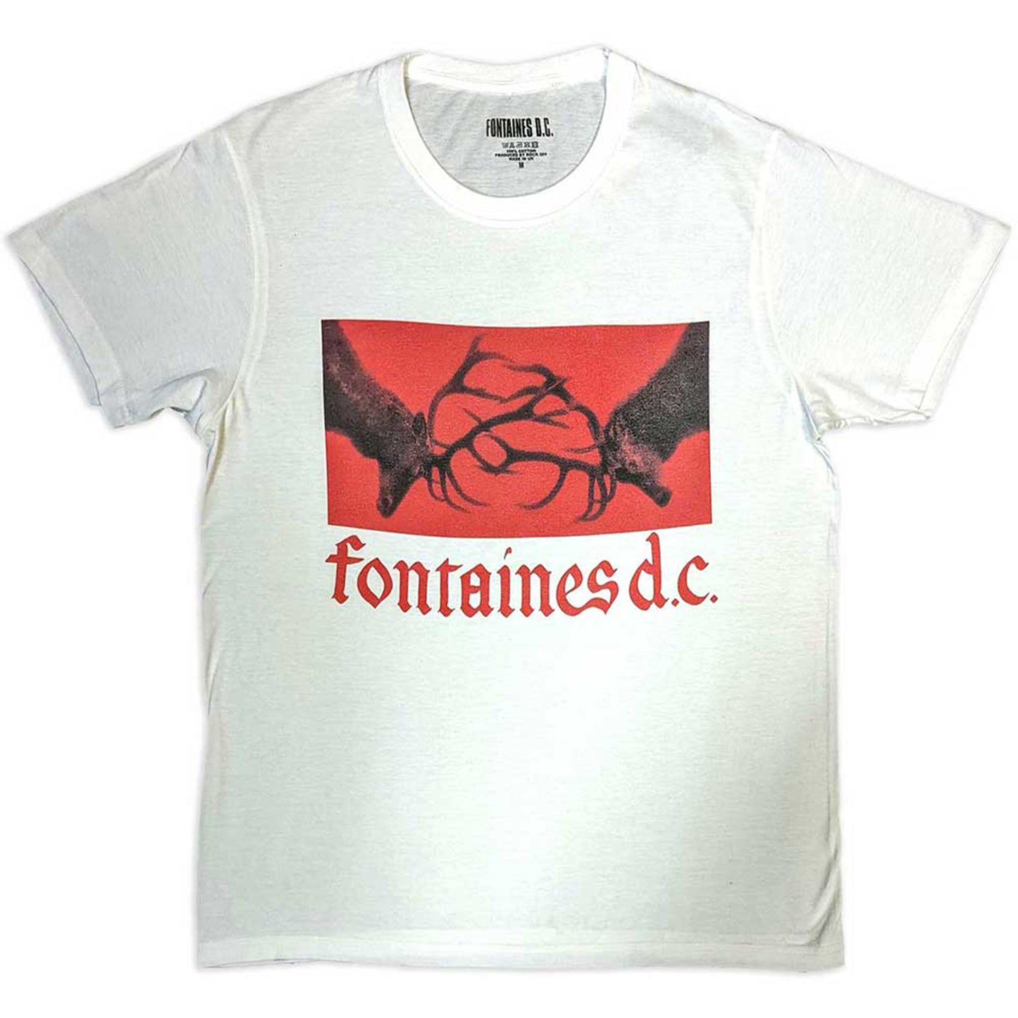FONTAINES D.C. - CLASHING STAGS - T-Shirt White