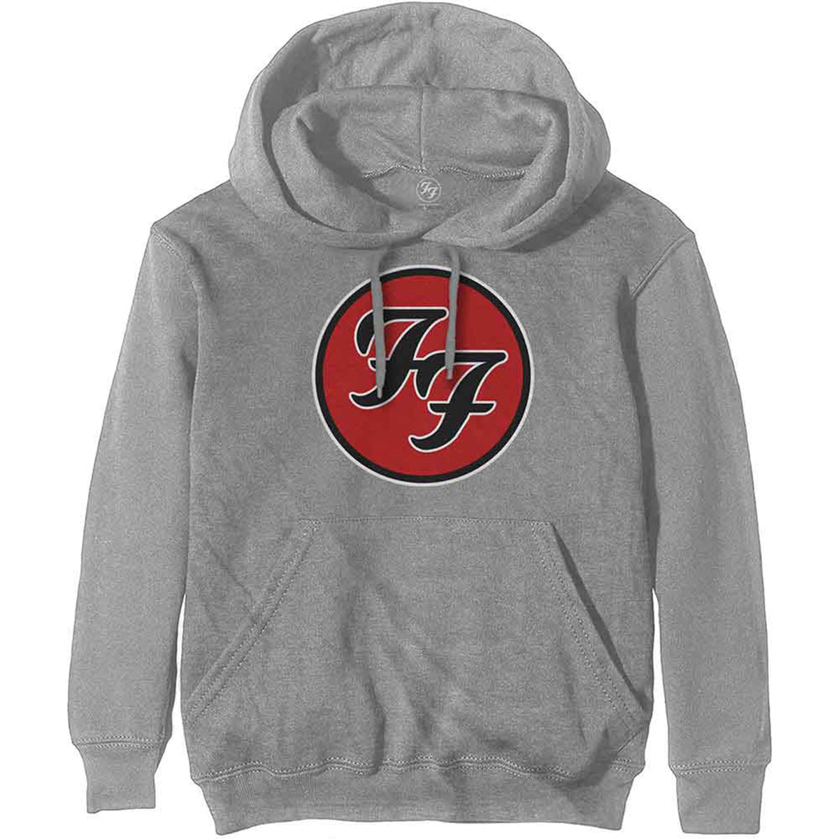 FOO FIGHTERS - FF LOGO - Pullover Hoodie Grey