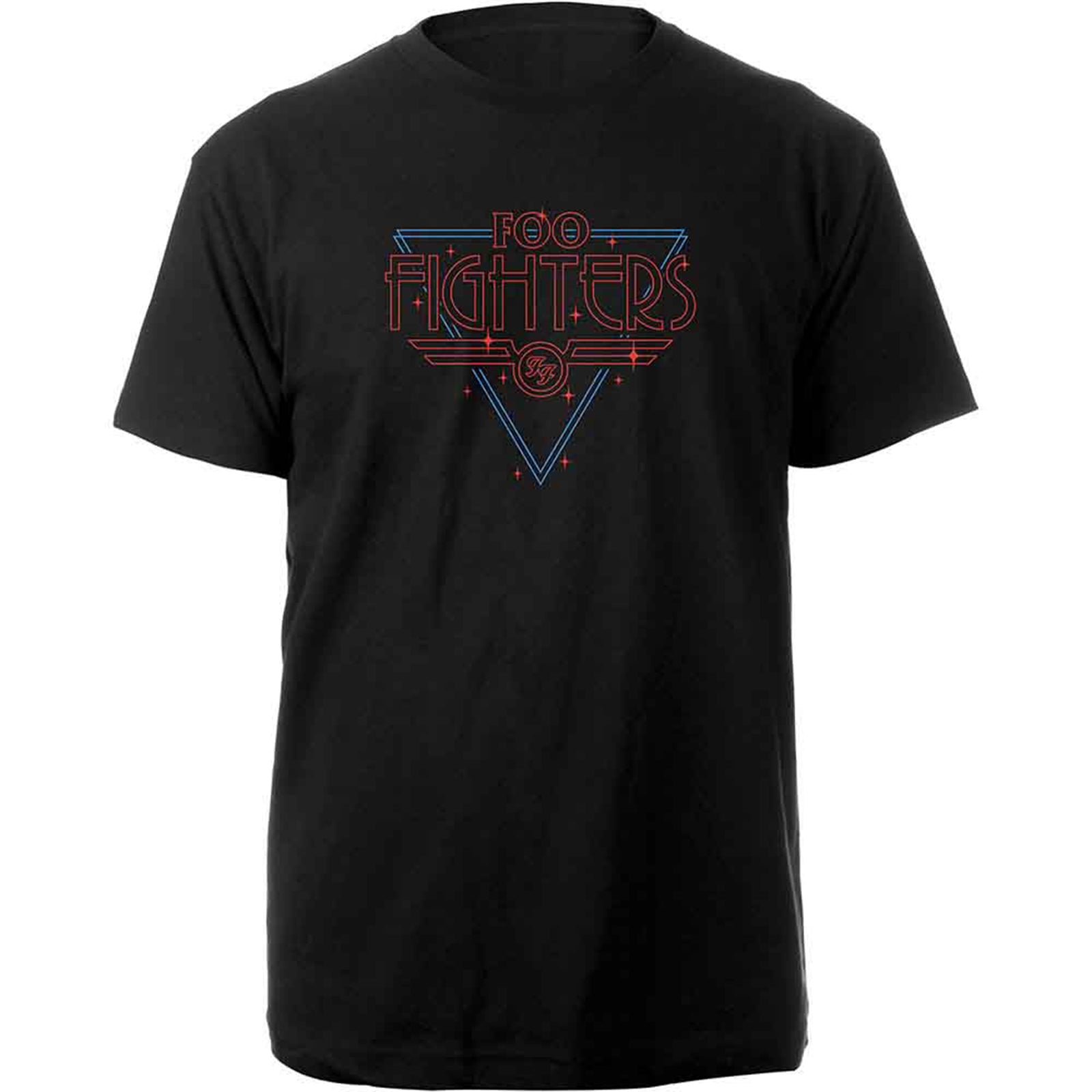 FOO FIGHTERS - BLACK DISCO OUTLINE - T-Shirt Black
