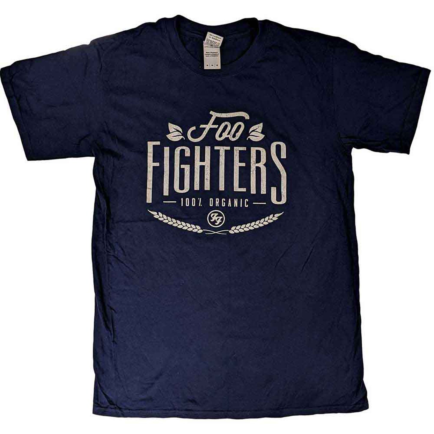 FOO FIGHTERS - 100% ORGANIC - T-Shirt Blue