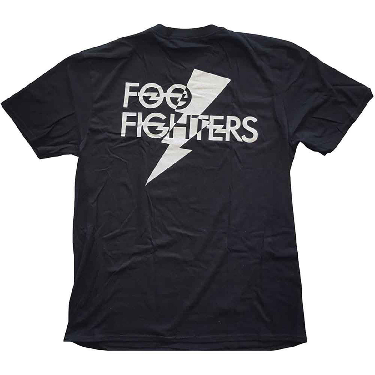 FOO FIGHTERS - FLASH LOGO - T-Shirt Black (Back Print)