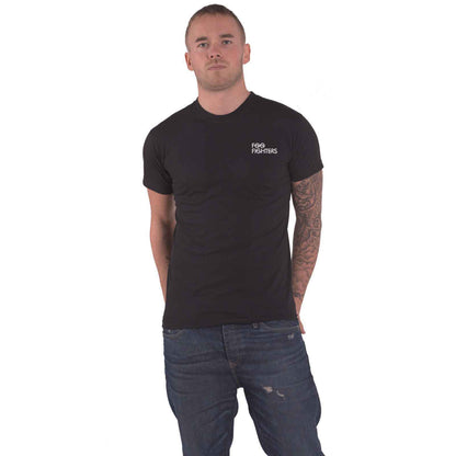 FOO FIGHTERS - FLASH LOGO - T-Shirt Black (Back Print)