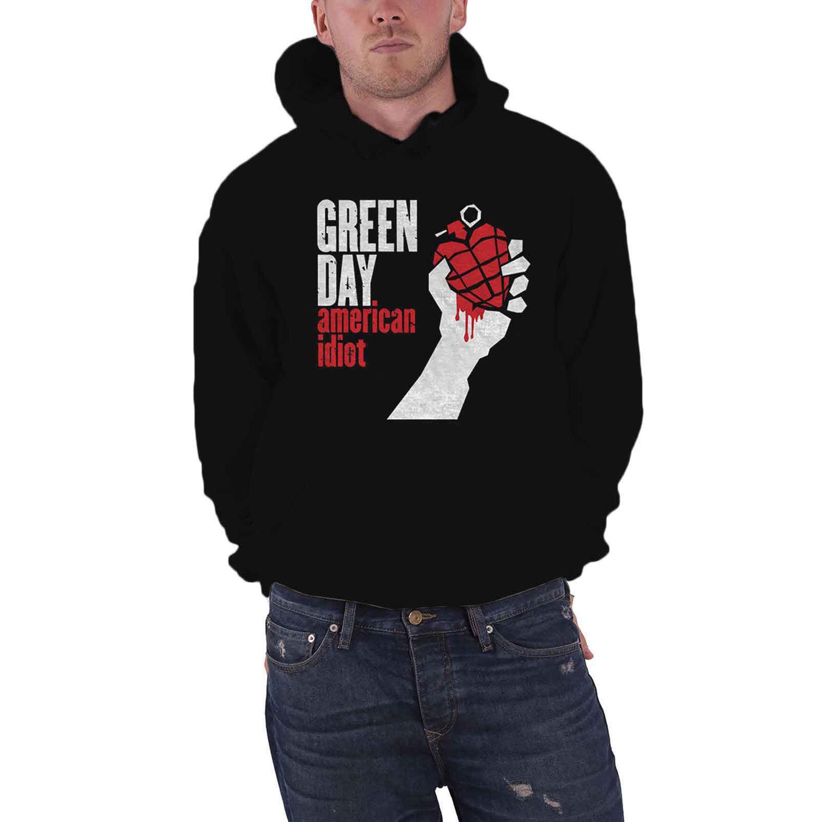 GREEN DAY - AMERICAN IDIOT - Pullover Hoodie Black