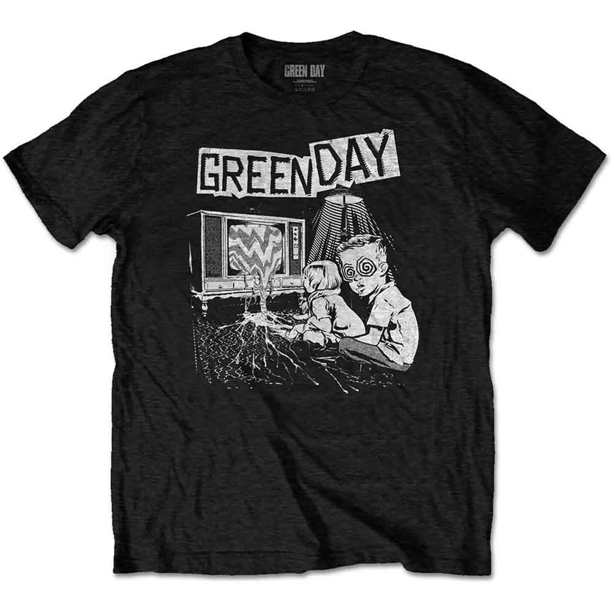 GREEN DAY - TV WASTELAND - T-Shirt Black
