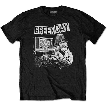 GREEN DAY - TV WASTELAND - T-Shirt Black