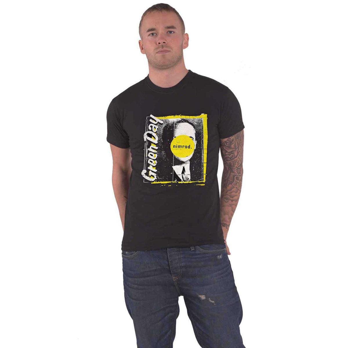 GREEN DAY - NIMROD TRACKLIST - T-Shirt Black (Back Print)