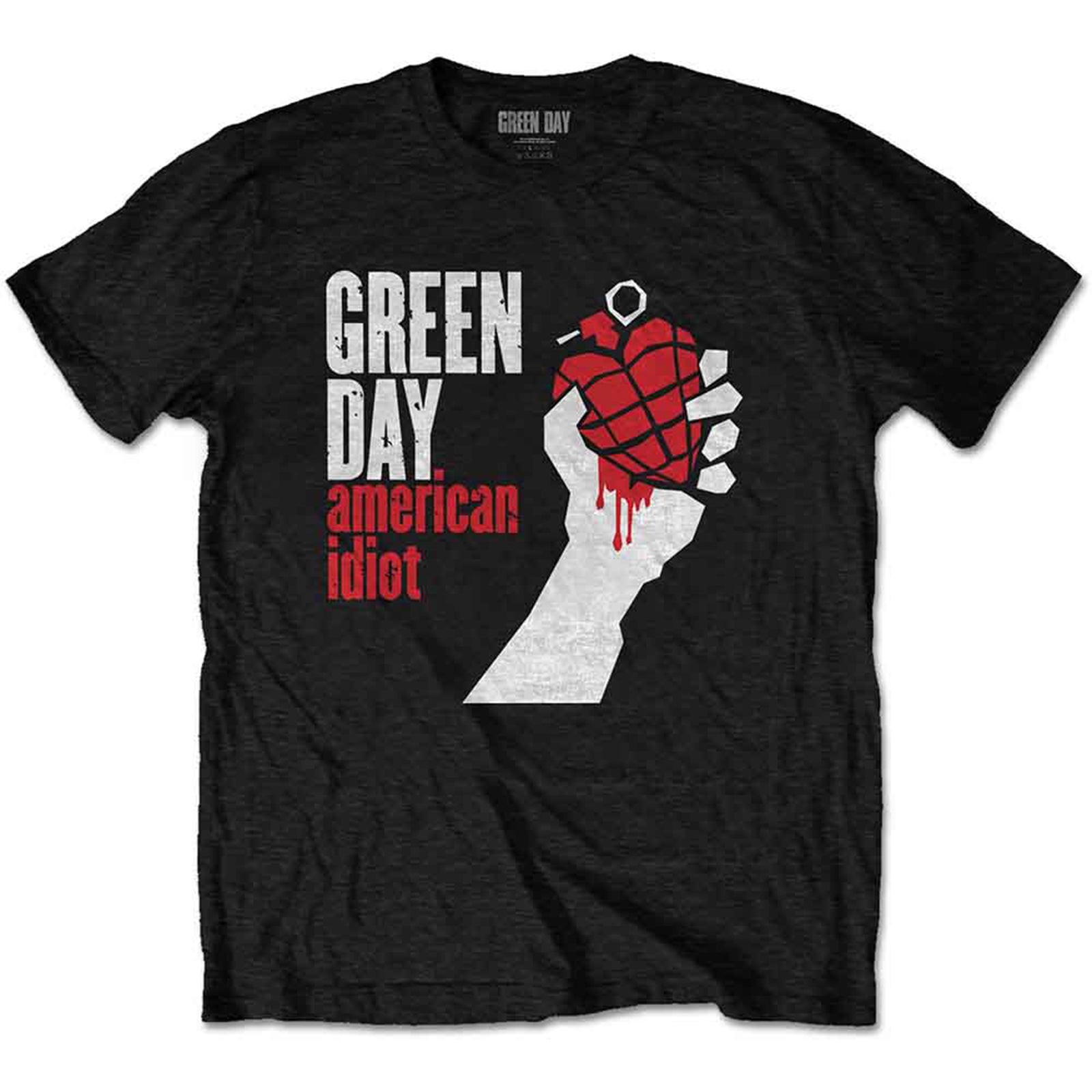 GREEN DAY - AMERICAN IDIOT - T-Shirt Black