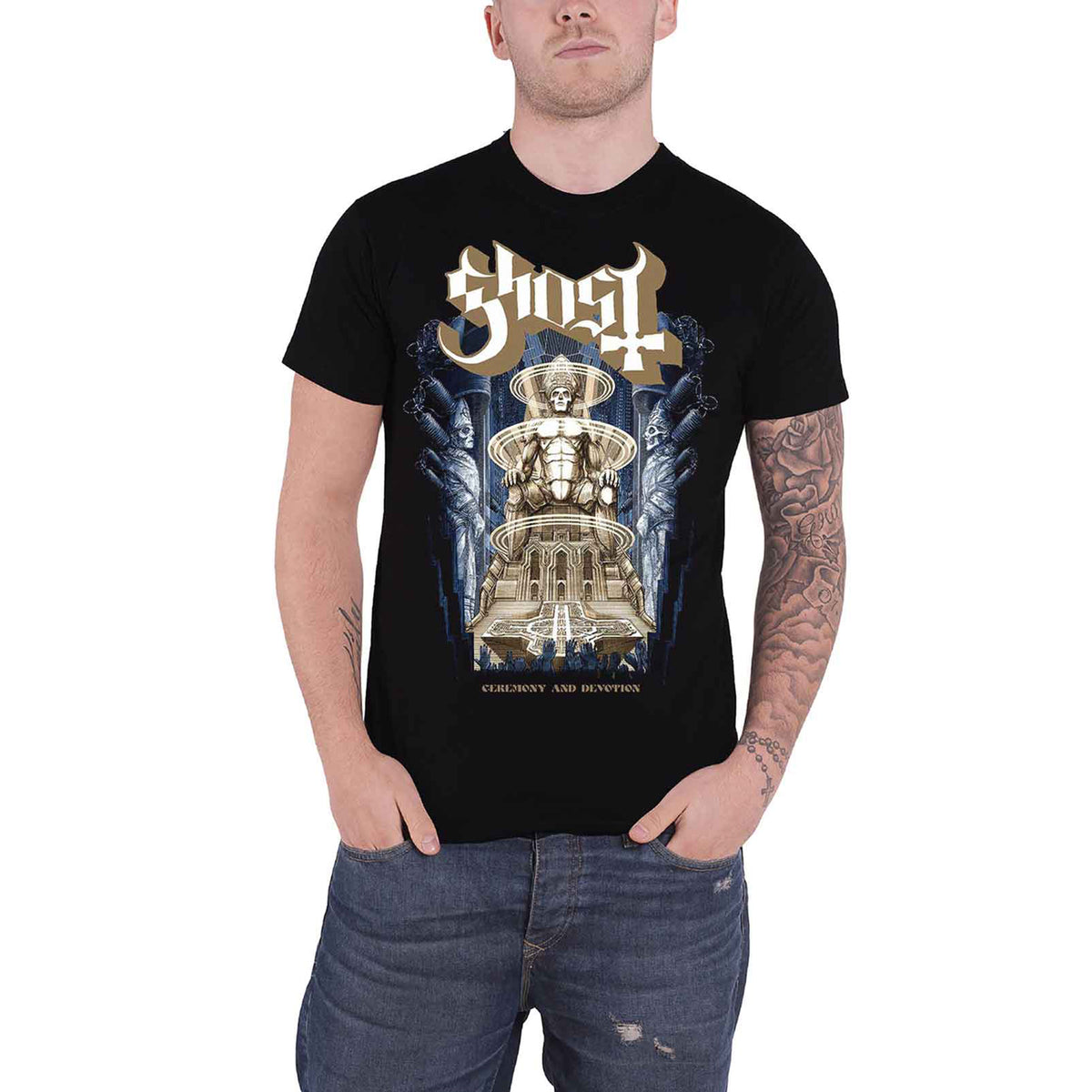 GHOST - CEREMONY & DEVOTION - T-Shirt Black