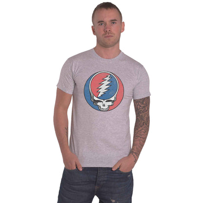 GRATEFUL DEAD - STEAL YOUR FACE CLASSIC - T-Shirt Grey