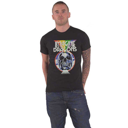 IMAGINE DRAGONS - SKULL - T-Shirt Black