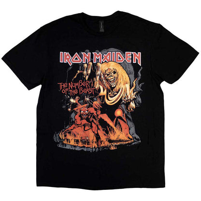 IRON MAIDEN - NUMBER OF THE BEAST GRAPHIC - Camiseta Negra
