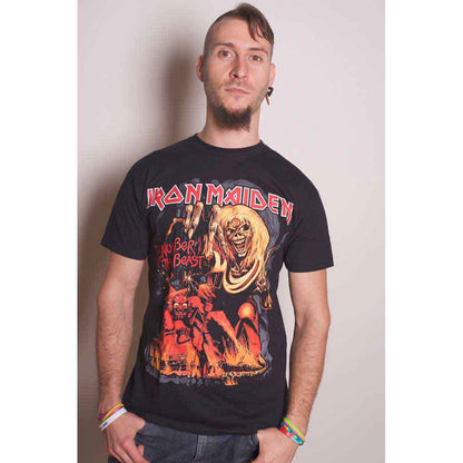 IRON MAIDEN - NUMBER OF THE BEAST GRAPHIC - Camiseta Negra