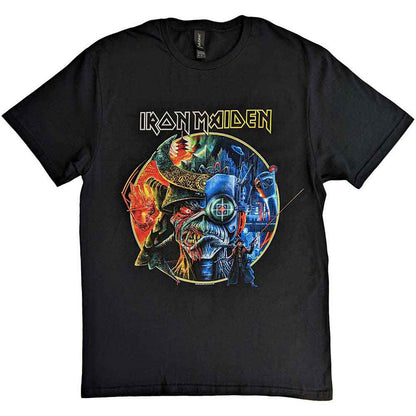 IRON MAIDEN - THE FUTURE PAST TOUR '23 CIRCLE ART - T-Shirt Black