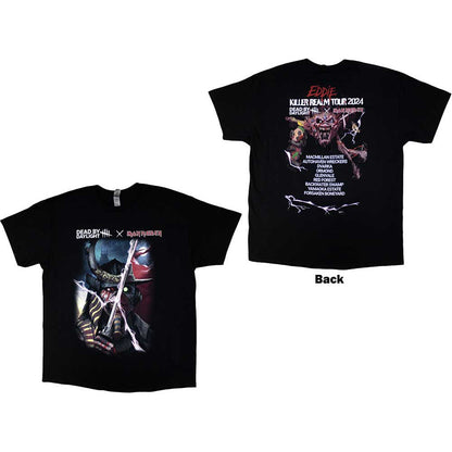 IRON MAIDEN - DEAD BY DAYLIGHT KILLER REALM - T-Shirt Black (Back Print)