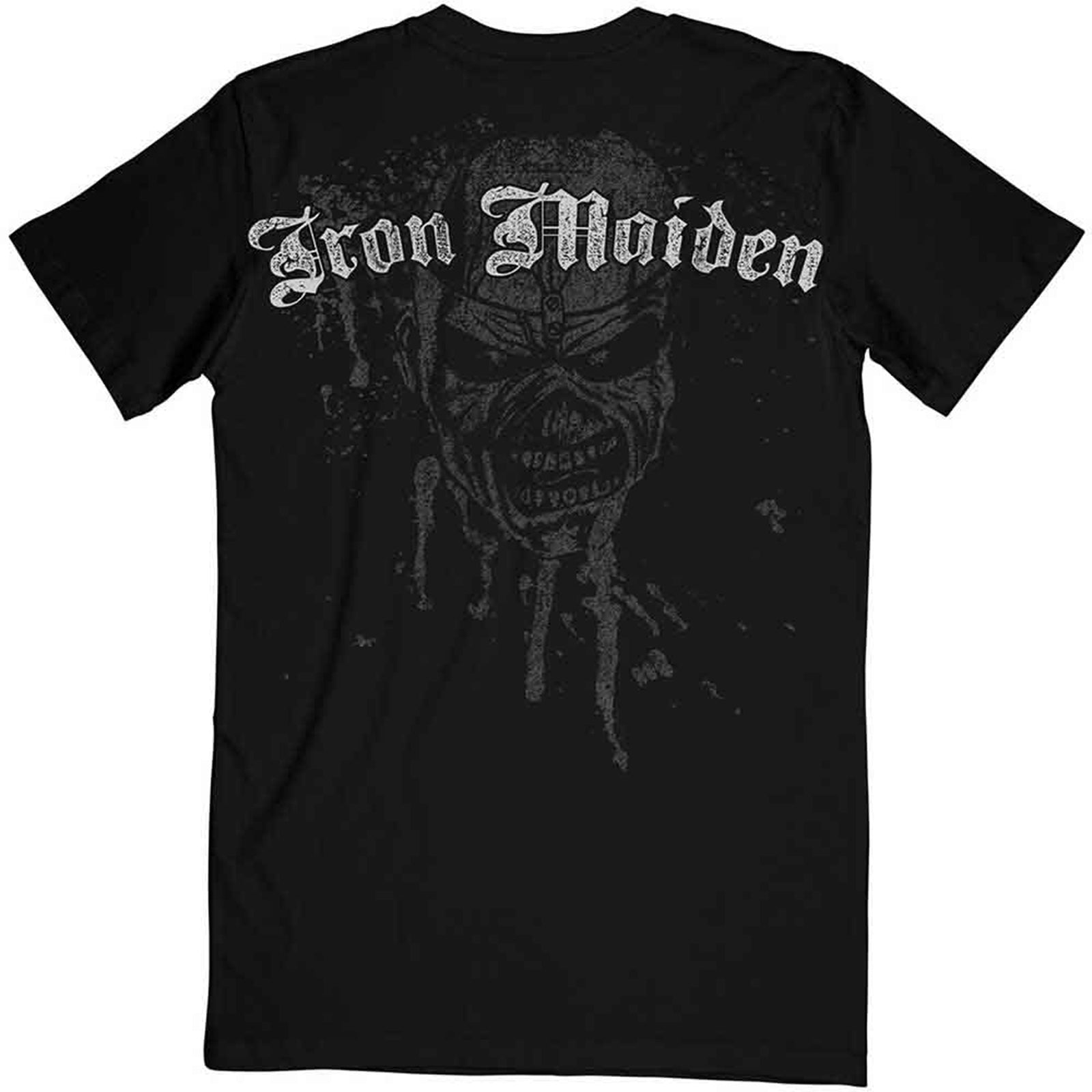 IRON MAIDEN - SKETCHED TROOPER - Camiseta Negro (Impresión posterior)
