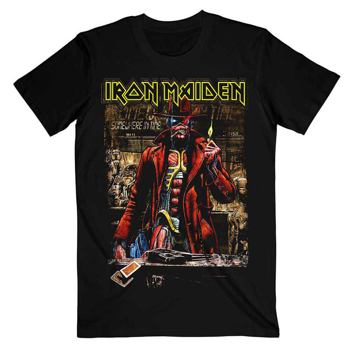 IRON MAIDEN - STRANGER SEPIA - T-Shirt Black